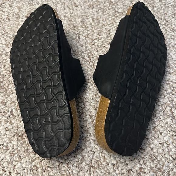 CUSHIONAIRE Sz 6.5 Lane Birkenstock Style Comfort Slip On Slide Flats Sandals - Picture 4 of 4